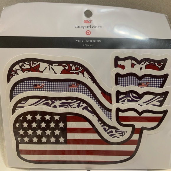 Vineyard Vines for Target Vinyl Stickers Lg & Sm - Picture 2 of 3